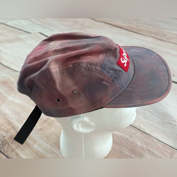 SS16 Supreme Marbled camp cap Red hat box logo - Picture 4 of 4